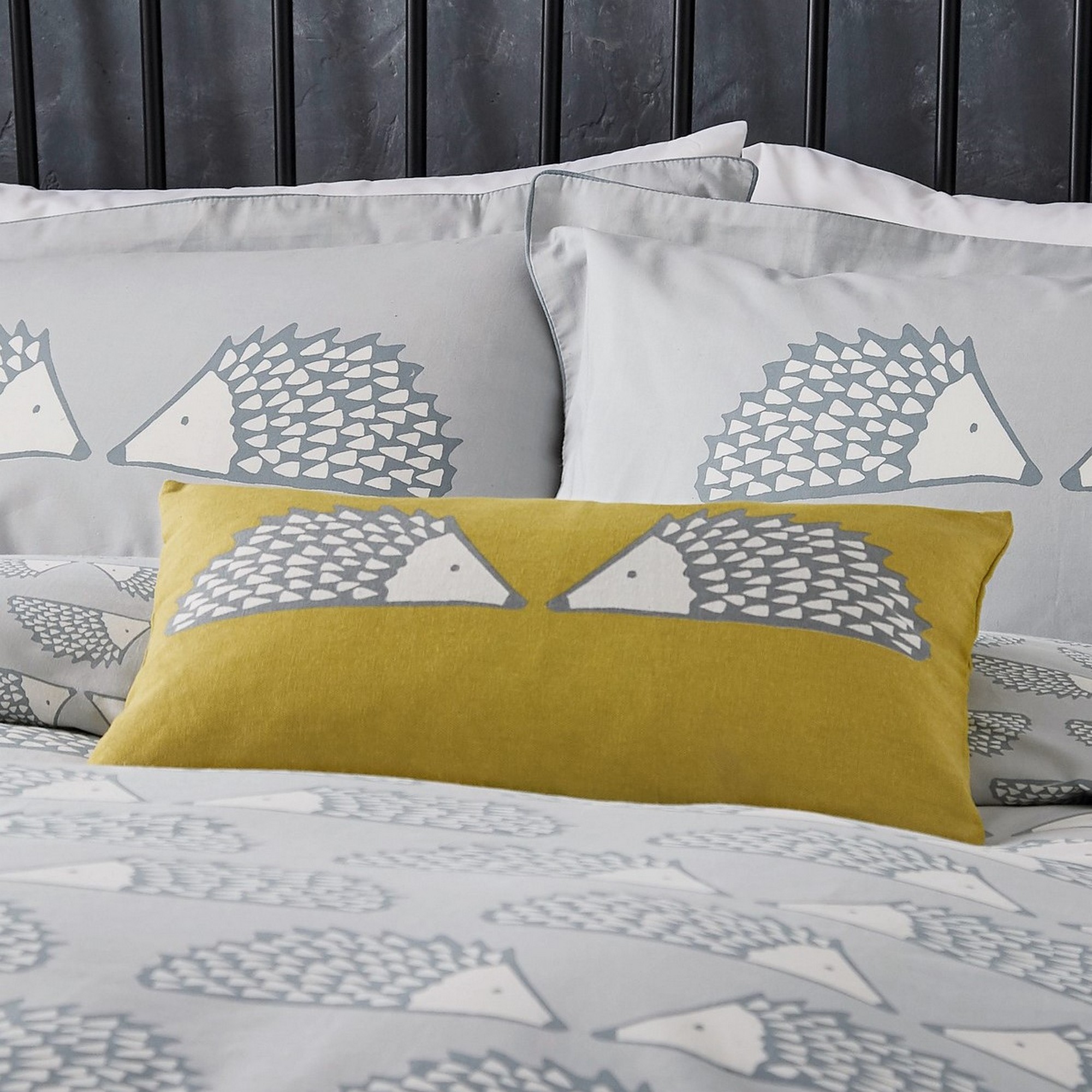 Spike Cushion By Scion In Dandelion Yellow